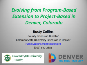 Evolving from Program-based extension to project based extension slide